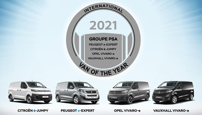 Grupul PSA castiga titlul Van of The Year 2021