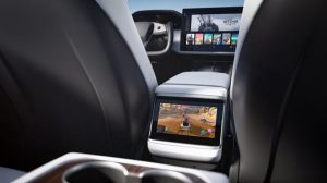 tesla model s 2021 interior back